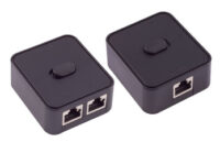 shiverpeaks Commutateur réseau manuel, 3 ports, noir