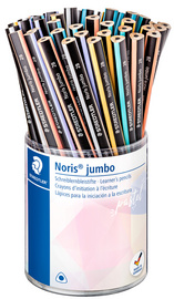 STAEDTLER Crayon Noris jumbo pastel, dureté: 2B, pot de 48