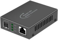 LogiLink Convertisseur média Gigabit, RJ45/SFP, noir