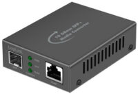 LogiLink Convertisseur média 10 Gigabit, RJ45/SFP+, noir