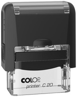 COLOP Tampon pour texte Printer C20, 4 lignes, noir