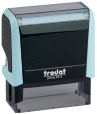 trodat Tampon automatique à texte Printy 4913 4.0, bleu