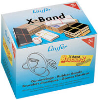 Läufer Elastiques en X dans un carton - 500 g, 100 x 11 mm,