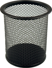 helit Pot à crayons "the round network", noir