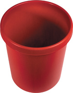 helit Corbeille à papier "the german", 30 litres, PE, rouge