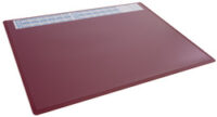 DURABLE Sous-main avec calendrier, PP, rouge