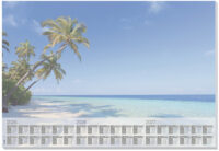 sigel Sous-main bloc papier "Beach", 595 x 410 mm