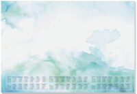 sigel Sous-mains bloc papier "Watercolor Sea", 595 x 410 mm