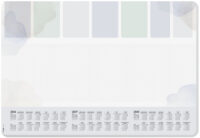 sigel Sous-main bloc papier "Pastel Planner", 595 x 410 mm