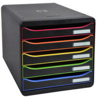 EXACOMPTA Module de classement BIG-BOX PLUS, 5 tiroirs,