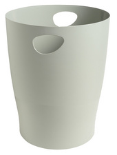EXACOMPTA Corbeille à papier ECOBIN, 15 litres, gris