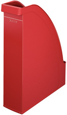 LEITZ Boîte à pans coupés Plus, A4, en polystyrène, rouge