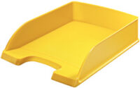 LEITZ Corbeille à courrier Plus standard, A4, jaune