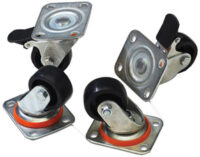 DIGITUS Jeu de roulettes pour baies réseau et serveur