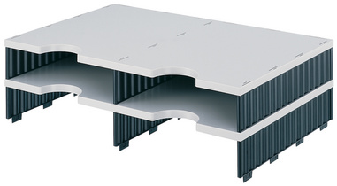 styro Module d'extension styrodoc duo, 4 compartiments,