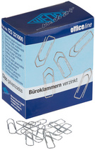 WEDO Trombones, zingué brillant, 32 mm, grand paquet