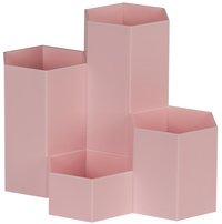 WEDO Multipot HONEYCOMB, 4 compartiments, PP, rose