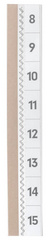 DURABLE Onglet autocollant TABFIX, 3 lignes, transparent