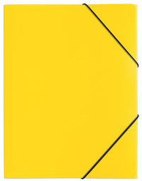 PAGNA chemise à élastique, A4, en PP, jaune