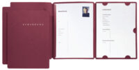 PAGNA Bewerbungsmappe "Select", DIN A4, aus Karton, rot