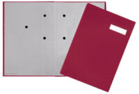 PAGNA Parapheur, A4, 20 compartiments, rouge