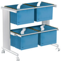 kerkmann Chariot pour dossiers suspendus Pragma, à deux