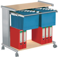 kerkmann Chariot pour dossiers suspendus Pragma, à deux