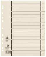 ELBA Intercalaires avec perforation, format A4 extra large