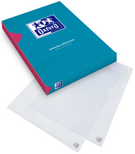 Oxford pochette transparente Standard, format A4, en PP