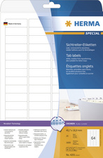 HERMA Etiquettes onglets SPECIAL, 45,7  x 16,9 mm, blanc