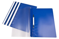 proOFFICE Chemise à lamelle, A4, film PP, bleu foncé