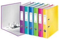 LEITZ Classeur WOW, 180 degrés, A4, 50 mm, assorti