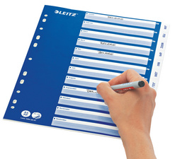LEITZ Kunststoff-Register, Monate, A4, Jan.-Dez., PP, weiß – Image 2