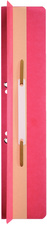 LEITZ Fixe-documents, 65 x 305 mm, carton manille, rouge