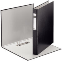 LEITZ Classeur à anneaux standard, A4+, noir, mécanisme à