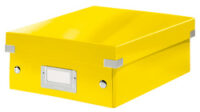 LEITZ Boîte de rangement Click & Store WOW, grand, jaune