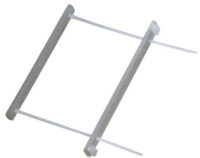 LEITZ relieur d'archives, incolore, 2 pièces, en plastique