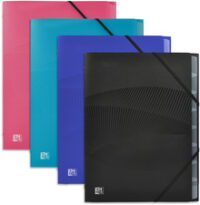 Oxford Trieur Osmose, 8 compartiments, A4, PP, assorti