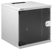 DIGITUS Coffret mural 10" série Compact, 6U, gris clair