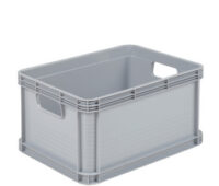 keeeper Caisse de rangement "robert", 20 litres, gris clair