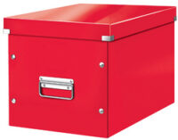 LEITZ Boîte de rangement Click & Store WOW Cube L, rouge