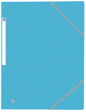 Oxford Chemise à élastique Top File+, A4, bleu clair