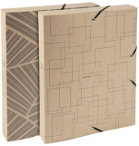 EXACOMPTA Boîte de classement Eterneco, A4, 25 mm, naturel