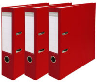 EXACOMPTA Classeur à levier Premium, A4, 80 mm, rouge