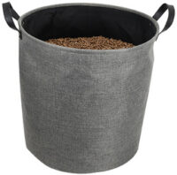 EDA Sac pellets, en feutre, 60 litres, gris foncé