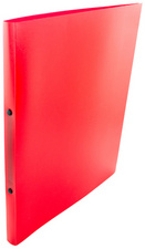 kangaro Classeur à anneaux, 2 anneaux, PP, A4, rouge