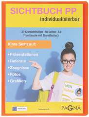 PAGNA Protège-documents de présentation "School", orange