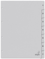 kangaro Intercalaire carton ECO, chiffres 1-7, 7 pièces