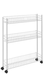metaltex Desserte multi-usage Fino, 3 niveaux, blanc