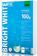 sigel papier jet d'encre "Bright White", format A4, 100 g/m2